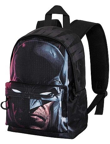 DC Comics Batman Face Zainetto Piccolo HS FAN, Nero