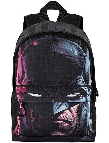 DC Comics Batman Face Zainetto Piccolo HS FAN, Nero