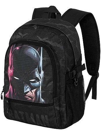 DC Comics Batman Face Zaino Fight FAN 2.2, Nero