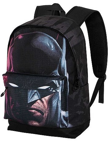 DC Comics Batman Face Zaino HS FAN 2.2, Nero