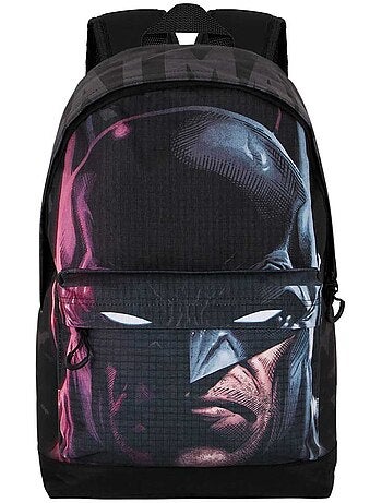 DC Comics Batman Face Zaino HS FAN 2.2, Nero