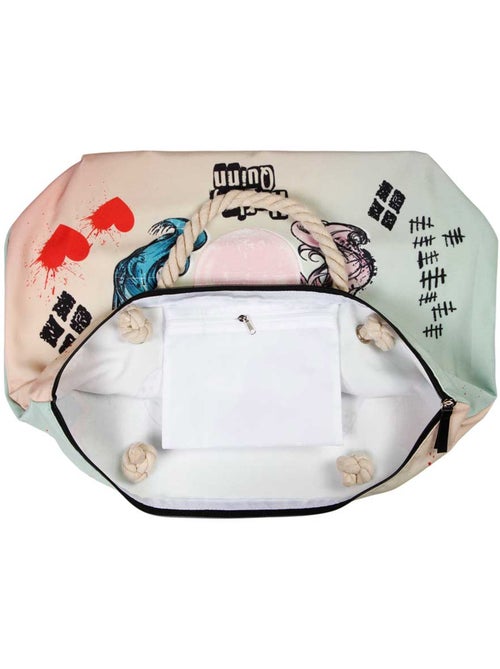 DC Comics Harley Quinn Mad Love Borsa da Spiaggia Soleil, Beige - Kiabi DC Comics Harley Quinn Mad Love Borsa da Spiaggia Soleil, Beige - Kiabi