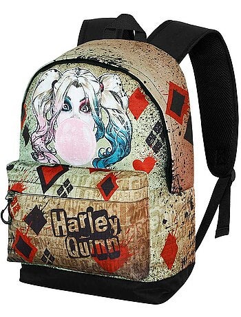 DC Comics Harley Quinn Mad Love Zaino HS FAN 2.2, Beige