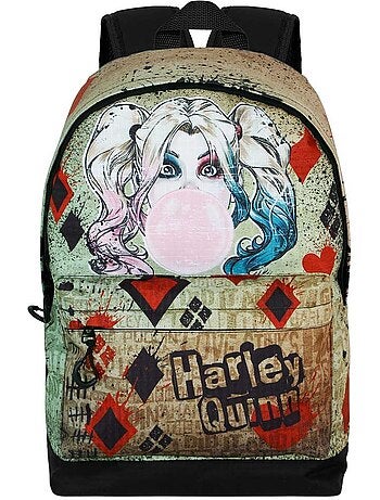 DC Comics Harley Quinn Mad Love Zaino HS FAN 2.2, Beige