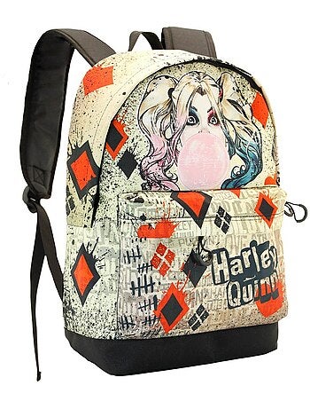 DC Comics Harley Quinn Mad Love Zaino HS FAN 2.2, Beige
