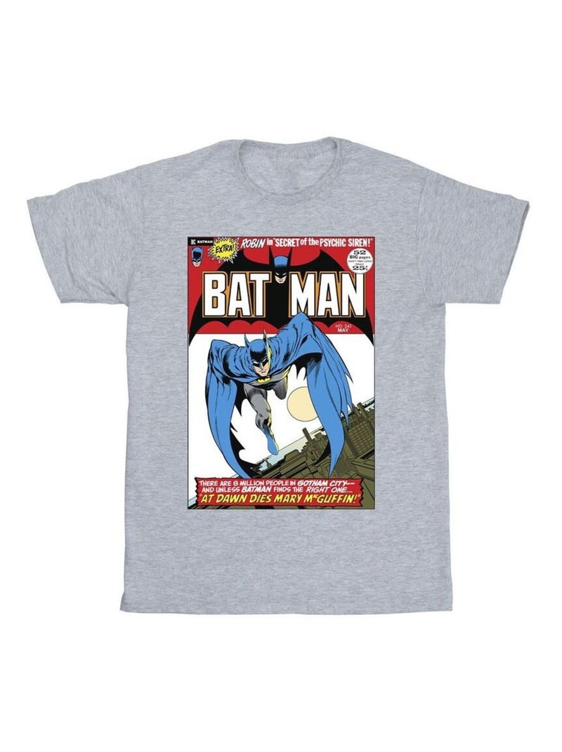 DC Comics Maglietta Batman Corsa Uomo Grigio melangiato - Kiabi