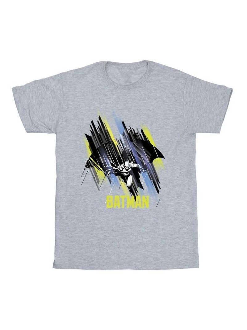 DC Comics Maglietta Batman Volante Uomo Grigio melangiato - Kiabi