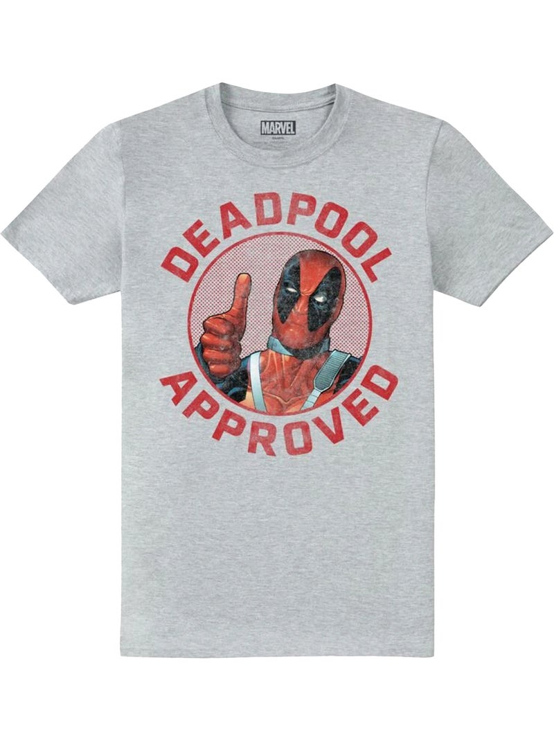 Deadpool Approved Maglietta Uomo Grigio melangiato - Kiabi