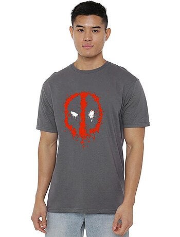 Deadpool Maglietta Verniciato Logo Adulto Unisex