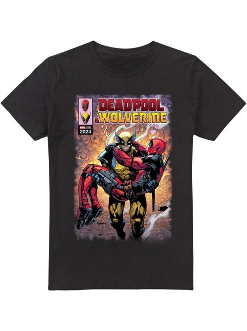 Deadpool & Wolverine Wolverine Saves Deadpool Maglietta Comic Uomo - Kiabi