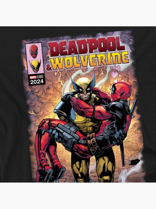 Deadpool & Wolverine Wolverine Saves Deadpool Maglietta Comic Uomo - Kiabi