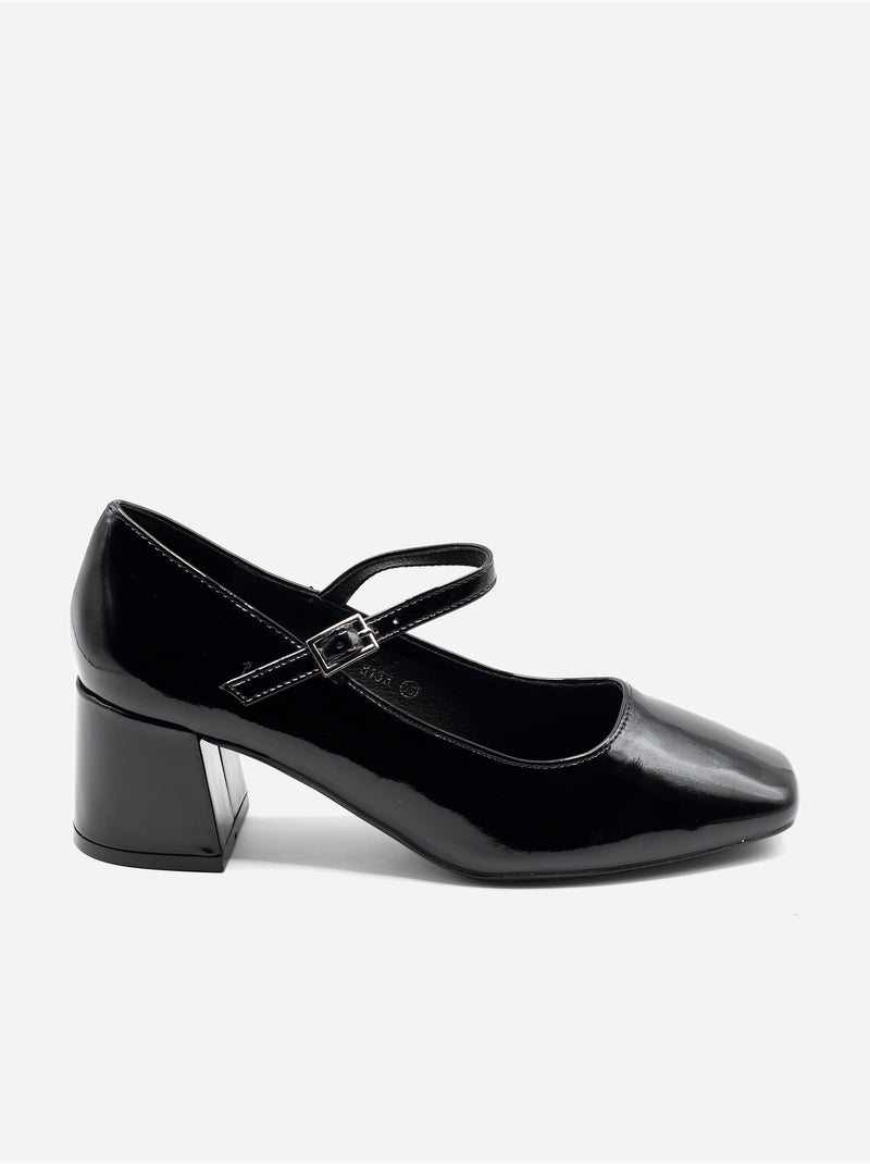 Décolleté con cinturino e fibbia Nero Nero - Kiabi