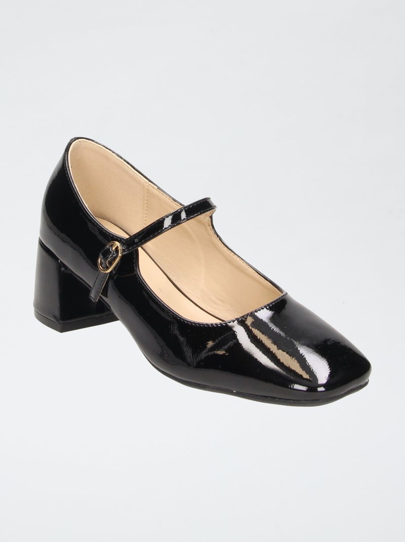Décolleté con tacco e cinturino Nero - Kiabi
