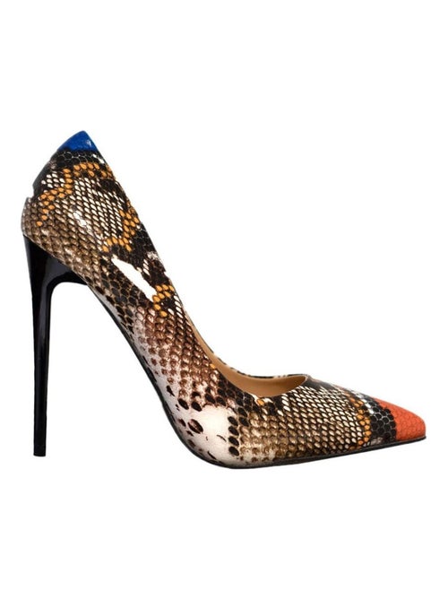 Décolleté in pelle di serpente Kebello - Kiabi