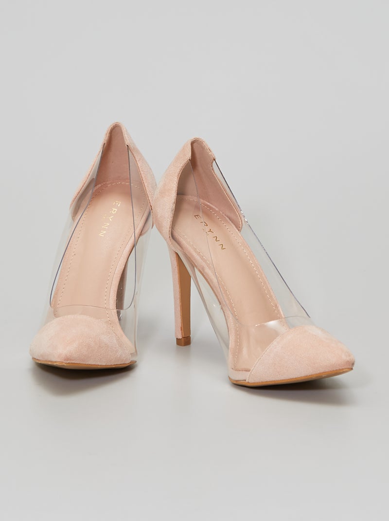 Décolleté in pelle scamosciata BEIGE - Kiabi