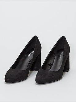 Décolleté in pelle scamosciata - Kiabi