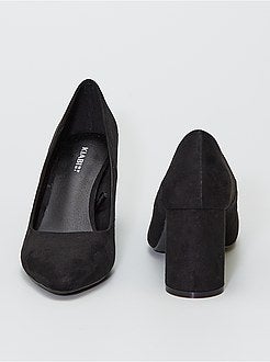 Décolleté in pelle scamosciata - Kiabi