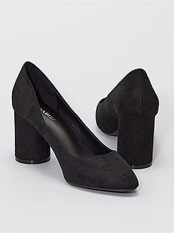 Décolleté in pelle scamosciata - Kiabi