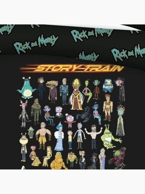 Decorazione Camera - Completo Letto Matrimoniale in Cotone Rick e Morty - Copripiumino 240x220 cm - Kiabi