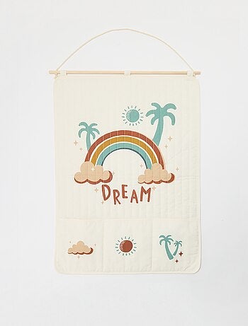 Decorazione da parete con tasche portaoggetti