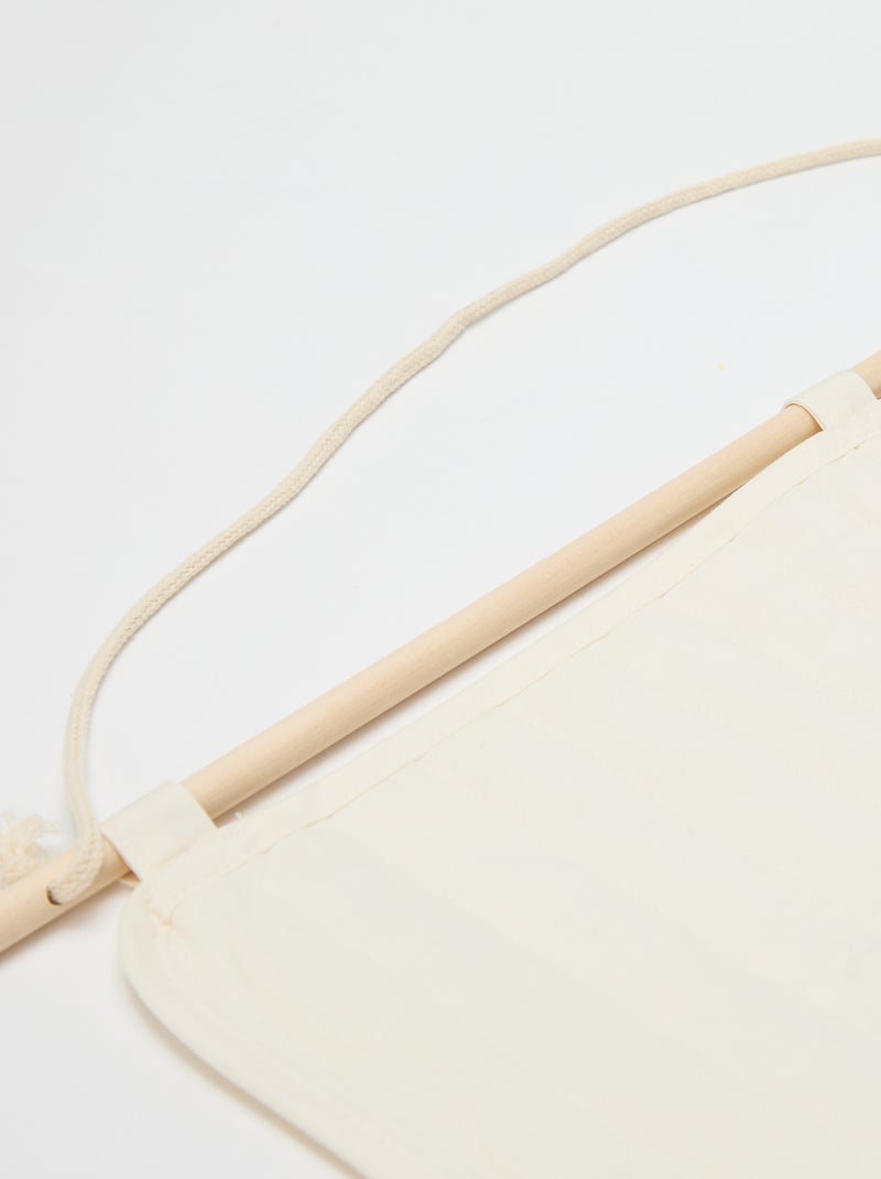 Decorazione da parete con tasche portaoggetti Beige - Kiabi
