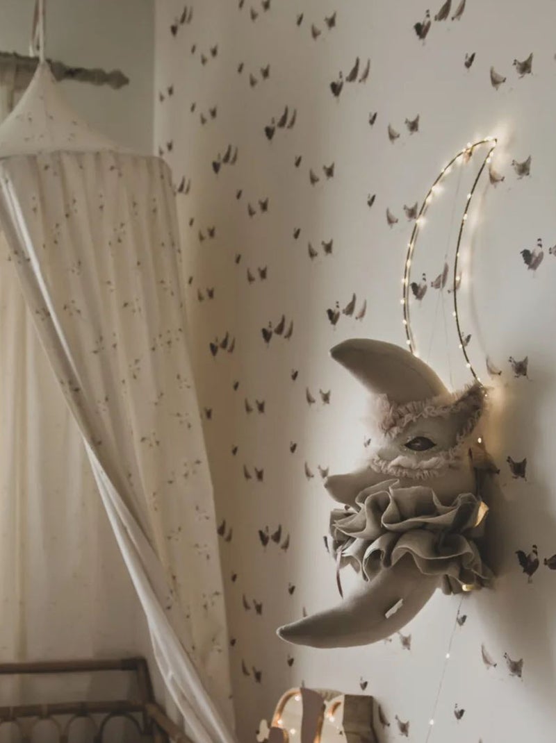 Decorazione da parete in lino per cameretta luna | SEVIRA KIDS Beige - Kiabi