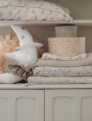 Decorazione da parete in lino per cameretta luna | sevira kids | sevira kids