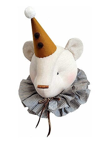 Decorazione da parete in lino per cameretta orso | SEVIRA KIDS