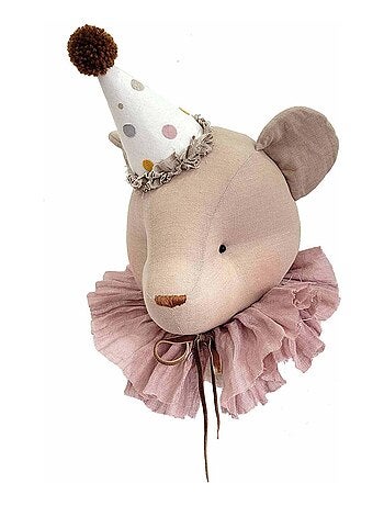 Decorazione da parete in lino per cameretta orso | SEVIRA KIDS