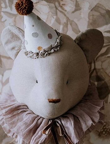Decorazione da parete in lino per cameretta orso | SEVIRA KIDS