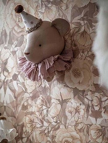 Decorazione da parete in lino per cameretta orso | SEVIRA KIDS
