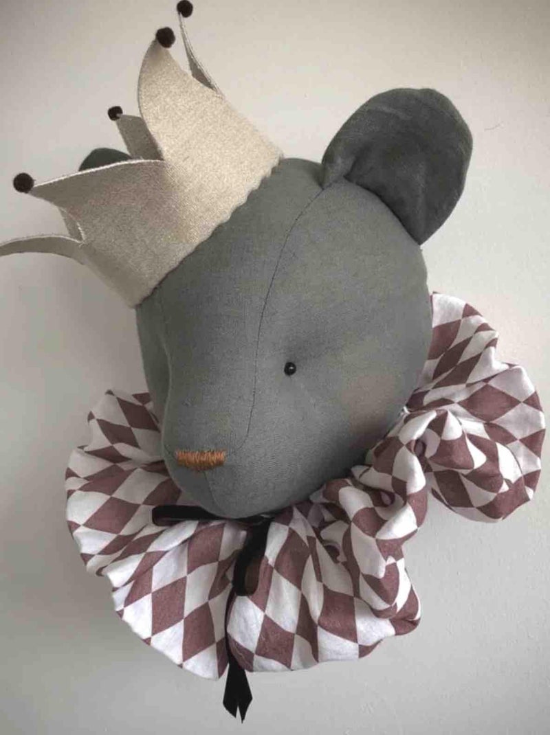 Decorazione da parete in lino per cameretta orso | SEVIRA KIDS Grigio - Kiabi