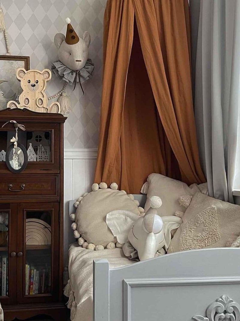 Decorazione da parete in lino per cameretta orso | SEVIRA KIDS Grigio - Kiabi