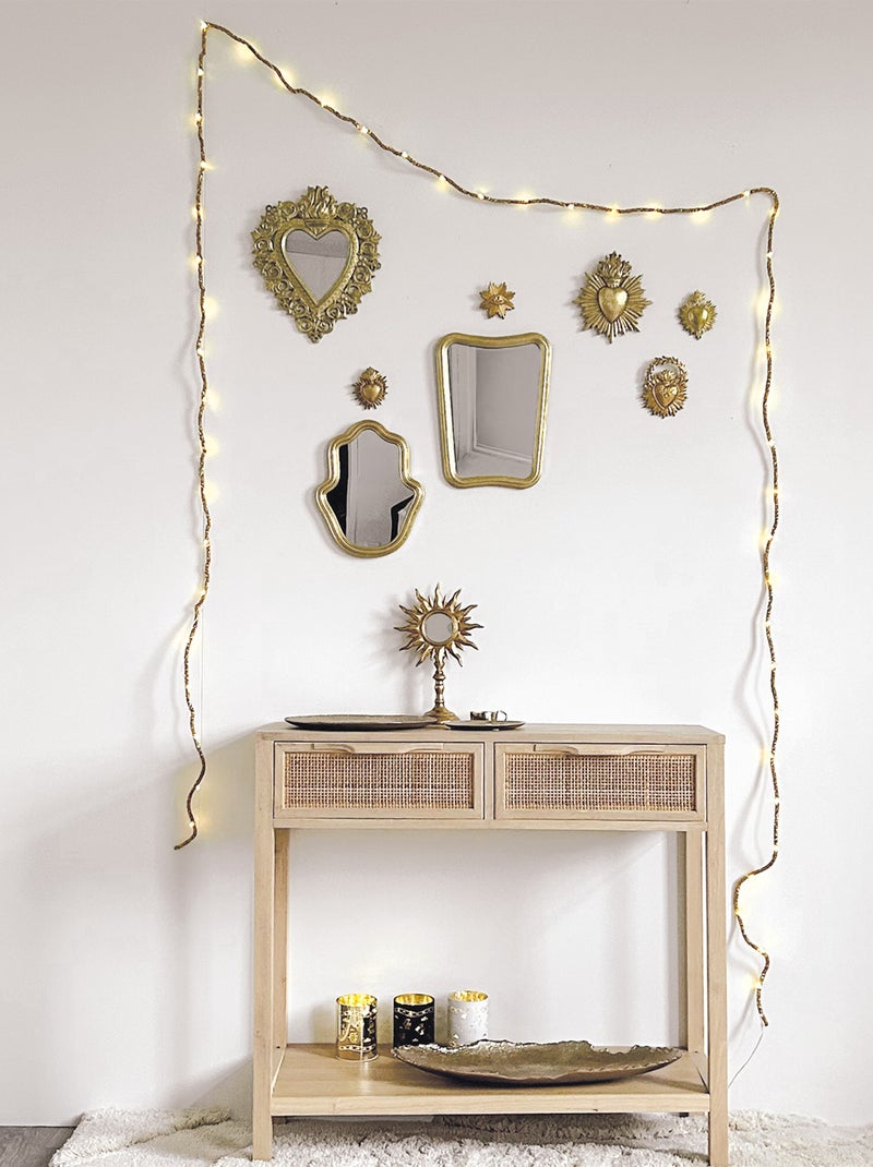 Decorazione murale a corona ex-voto Dorato/Oro - Kiabi