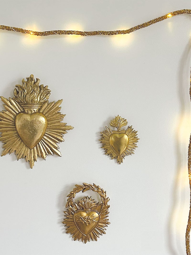 Decorazione murale a corona ex-voto Dorato/Oro - Kiabi