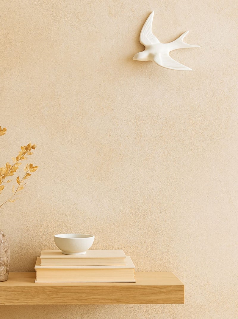 Decorazione murale in resina con rondine Bianco - Kiabi