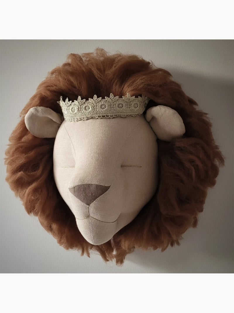 Decorazione murale per cameretta in lino | sevira kids | sevira kids Marrone cioccolato - Kiabi