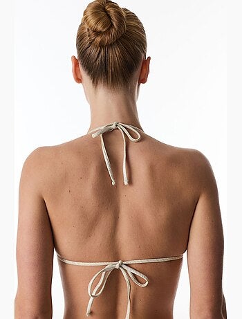 Deja top bikini bandeau glitter penti