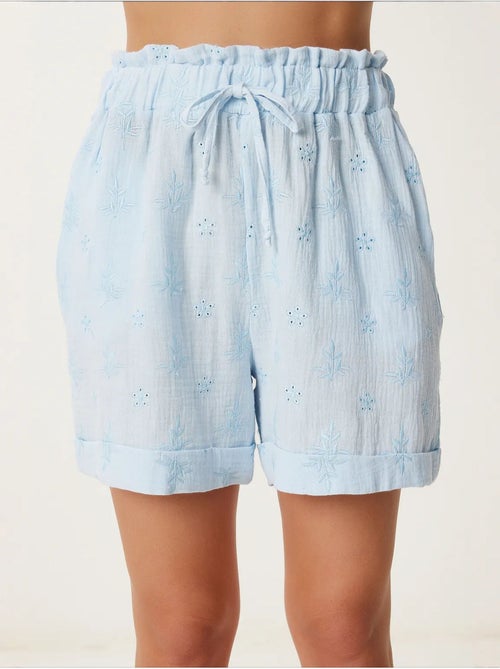 Deliziosi mini shorts a vita alta con coulisse e dettaglio di rilegatura istanbul - Kiabi Deliziosi mini shorts a vita alta con coulisse e dettaglio di rilegatura istanbul - Kiabi