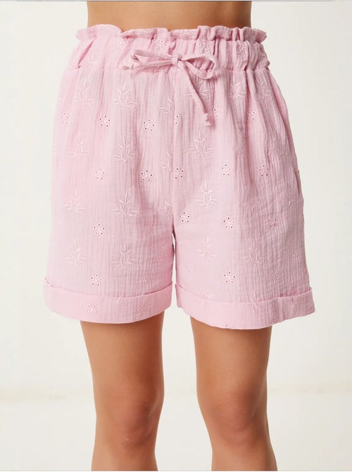 Deliziosi mini shorts a vita alta con coulisse e dettaglio di rilegatura istanbul - Kiabi Deliziosi mini shorts a vita alta con coulisse e dettaglio di rilegatura istanbul - Kiabi
