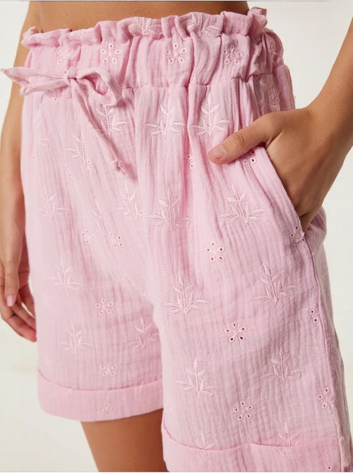 Deliziosi mini shorts a vita alta con coulisse e dettaglio di rilegatura istanbul - Kiabi Deliziosi mini shorts a vita alta con coulisse e dettaglio di rilegatura istanbul - Kiabi