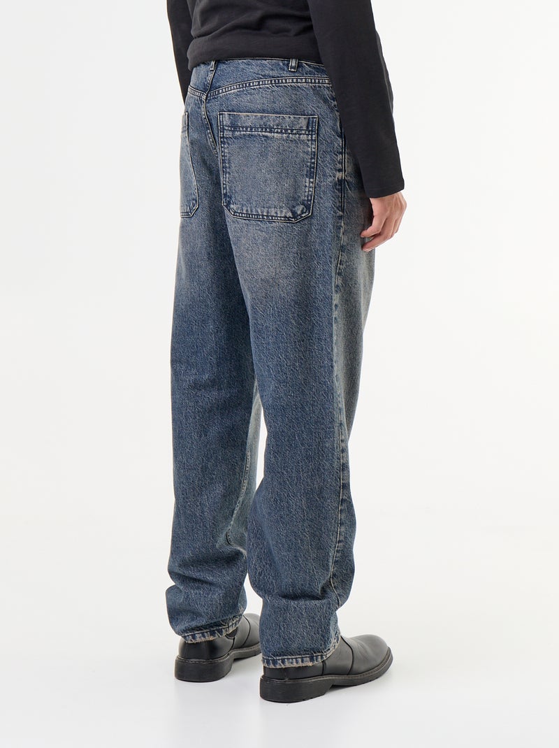 Denim a taglio ampio 5 tasche Blu - Kiabi
