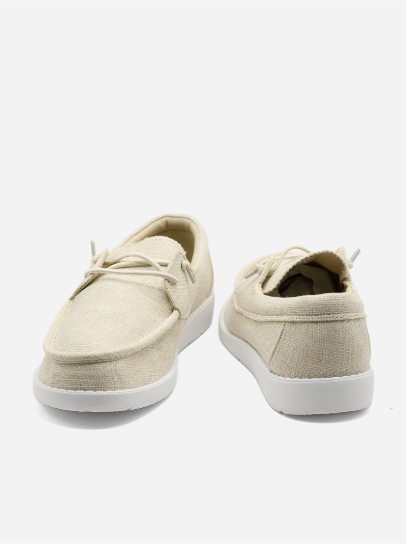 Derby con lacci Beige - Kiabi