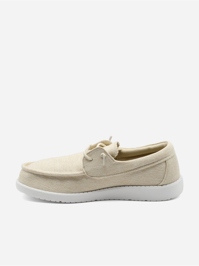 Derby con lacci Beige - Kiabi