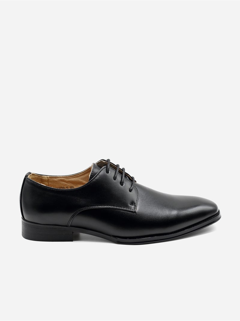 Derby in pelle - Uomo Nero - Kiabi