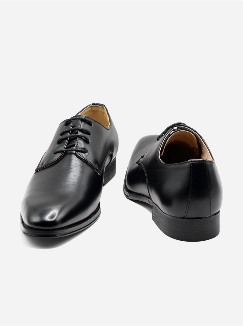 Derby in pelle - Uomo Nero - Kiabi