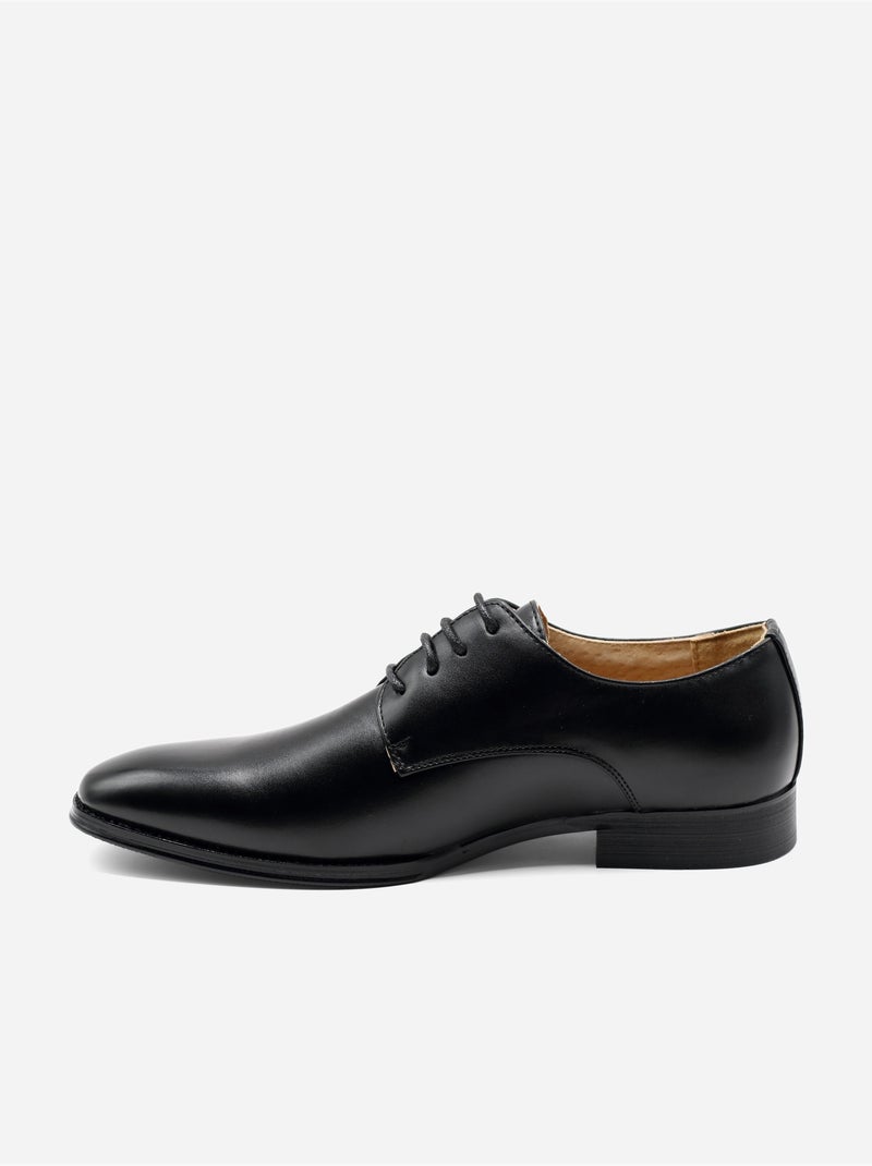 Derby in pelle - Uomo Nero - Kiabi