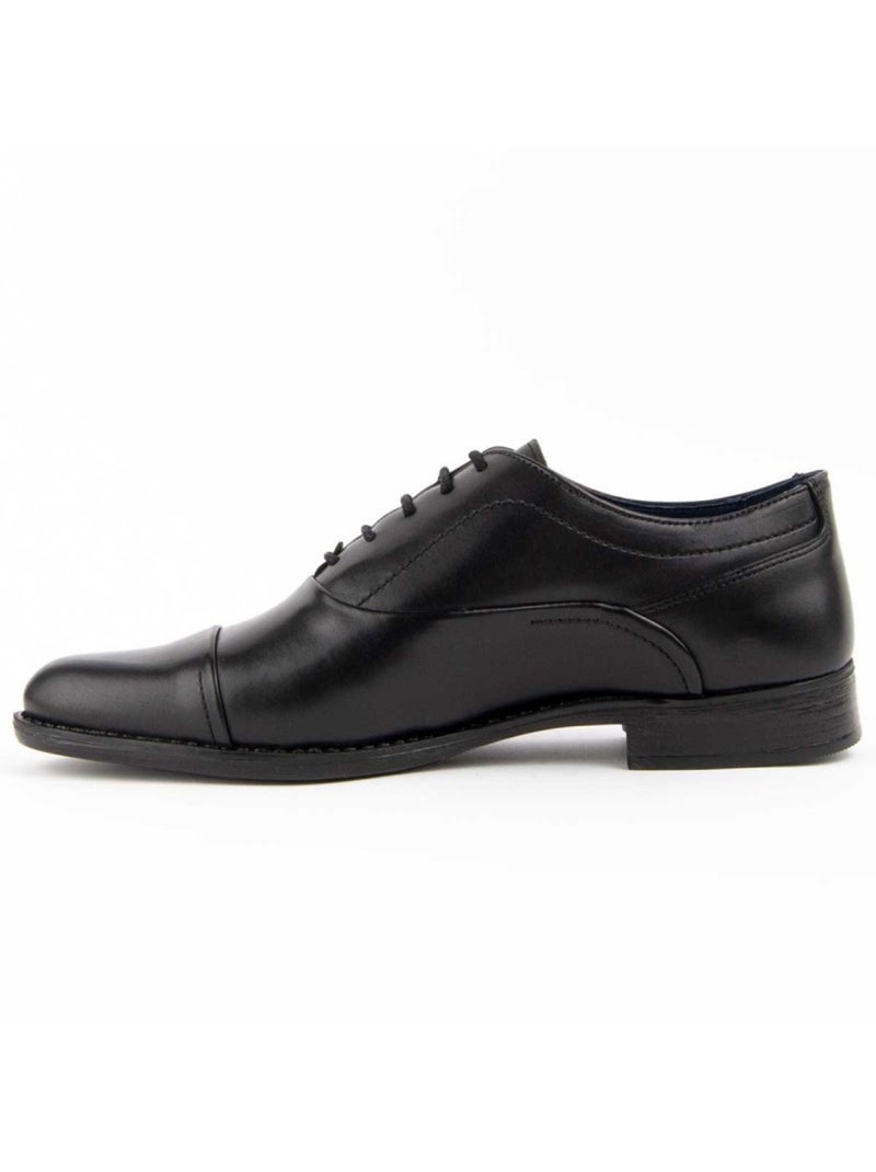 Derby & Richelieu Pelle Naturale Purapiel Nero - Kiabi