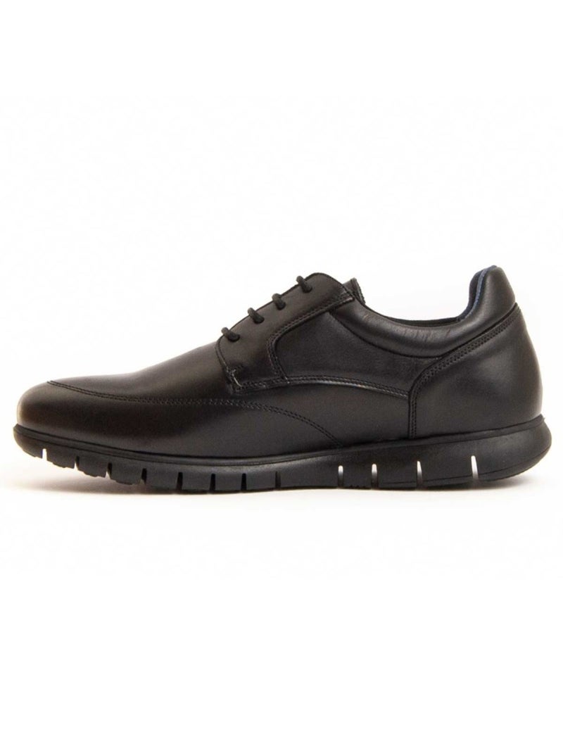 Derby & Richelieu Pelle Naturale Purapiel Nero - Kiabi