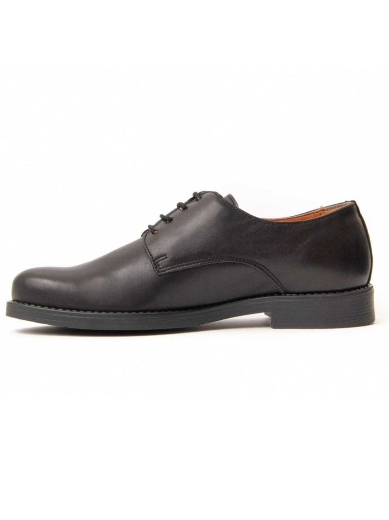 Derby & Richelieu Pelle Naturale Purapiel Nero - Kiabi